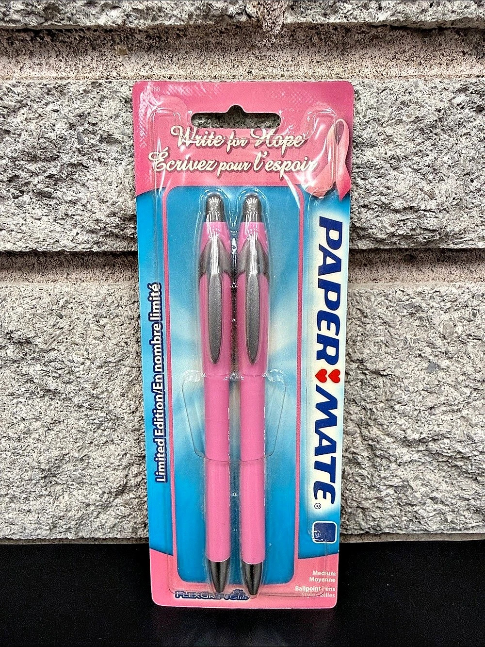NOS Paper Mate Write for Hope InkJoy pens Pink Pens NWT